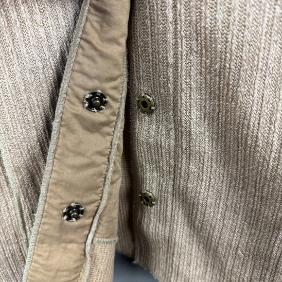 Women's Worth New York Brown Snap Front Pockets Business Casual Vest sz Medium - Picture 4 of 11